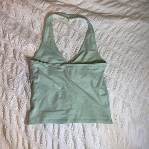 Mint coloured Hollister halter top size small - Picture 3 of 3